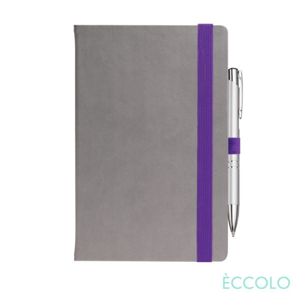 WGG! Eccolo® Salsa Journal/Clicker Pen - (M) Purple - Image 2