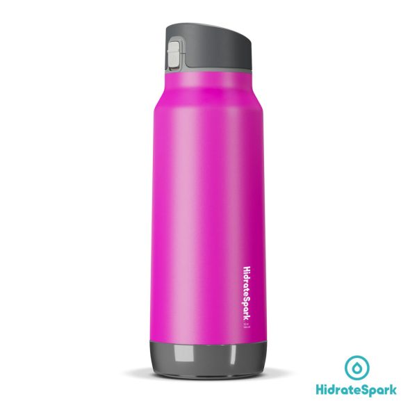 Hidrate Spark® Pro Chug Steel Water Bottle - 32oz Fruit Punch - Image 2