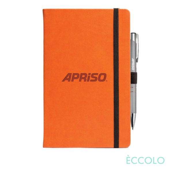 WGG! Eccolo® Calypso Journal/Clicker Pen - (M) Orange