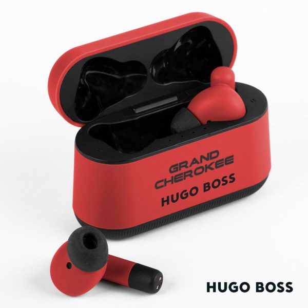 Hugo Boss® Gear Matrix Wireless Earphones - Red - Image 2