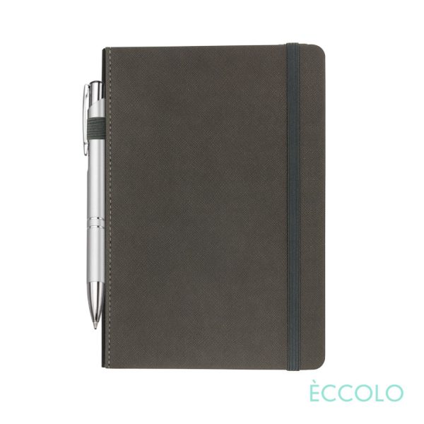 Eccolo® Memphis Journal/Clicker Pen - (M) Grey - Image 2