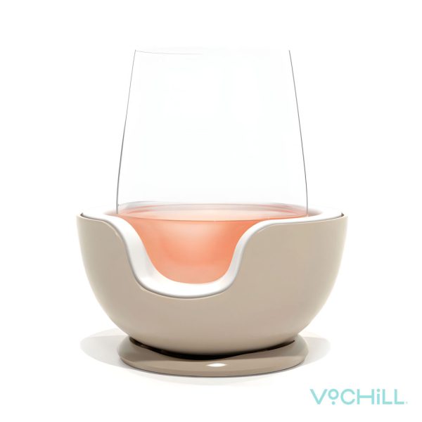 VoChill™ Stemless Wine Chiller - Sand - Image 2