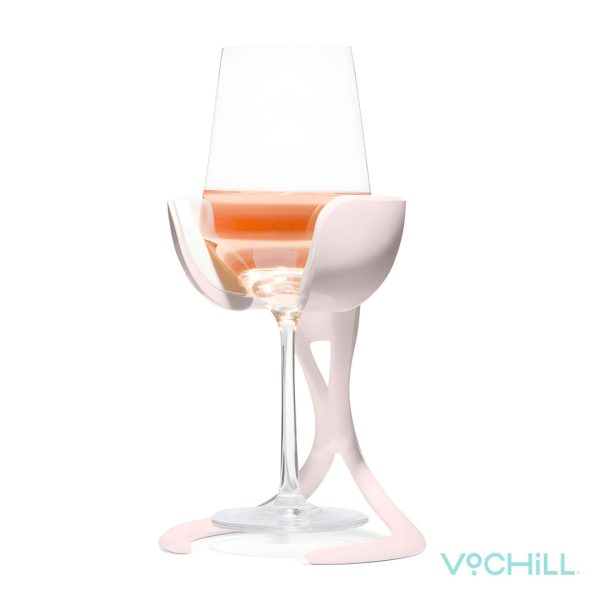 VoChill™ Stemmed Wine Chiller - Blush - Image 2