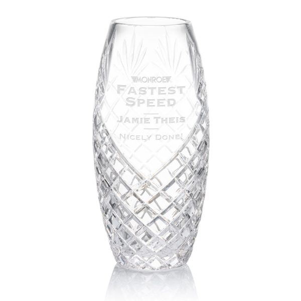 Sanders Vase - Lead Crystal 9¾"