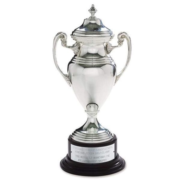 Silver Cup with Base & Finnial - 34"