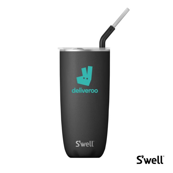 S'well® Tumbler w/ Straw - 24oz Onyx