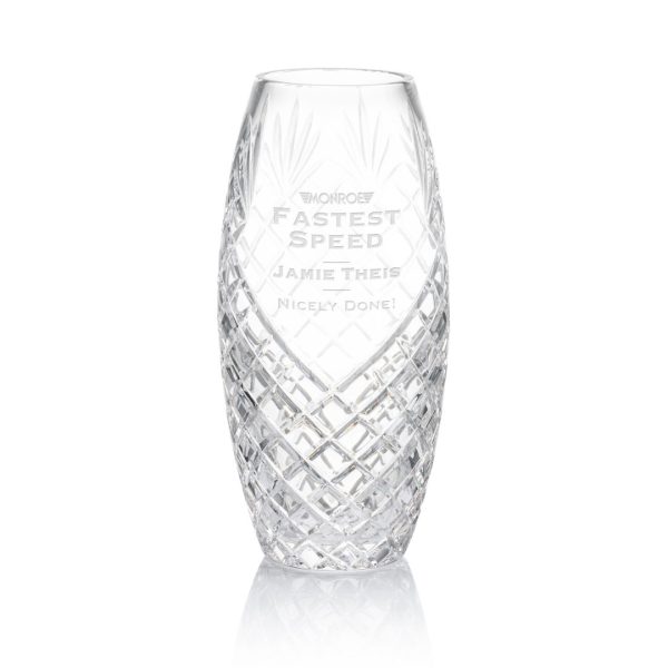 Sanders Vase - Lead Crystal 8¾"