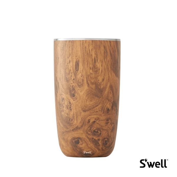 S'well® Wine Chiller - Teakwood - Image 2