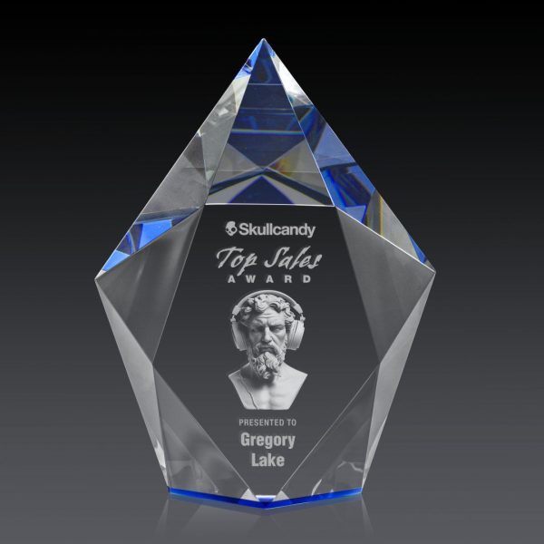 Devron Award (3D) - Optical/Blue 9" - Image 2