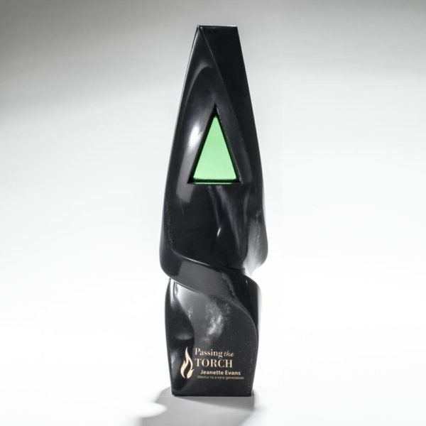 Colossus Award - 13¾" Black/Green