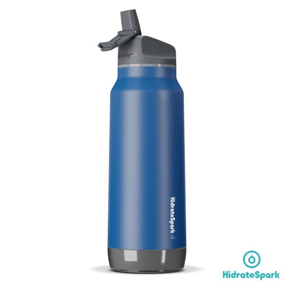 Hidrate Spark® Pro Straw Steel Water Bottle - 32oz Deep Blue - Image 2