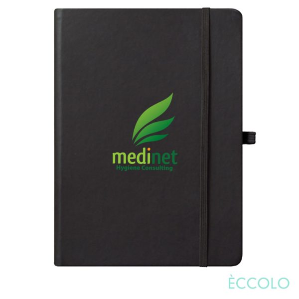 Eccolo® Cool Journal - (L) 7"x9¾" Black