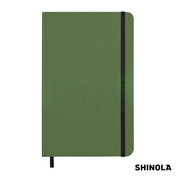 Shinola® HardCover Journal - (M) 5¼"x8¼" Olive Green - Image 2