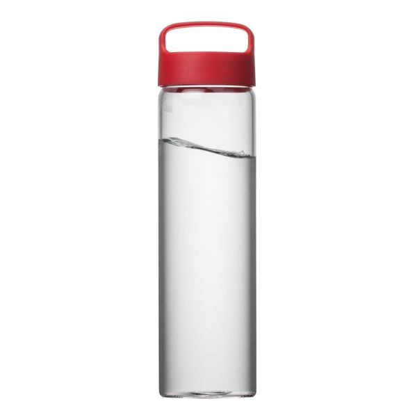 WGG! Borosilicate™ Verre Water Bottle - 18½ oz Red - Image 2