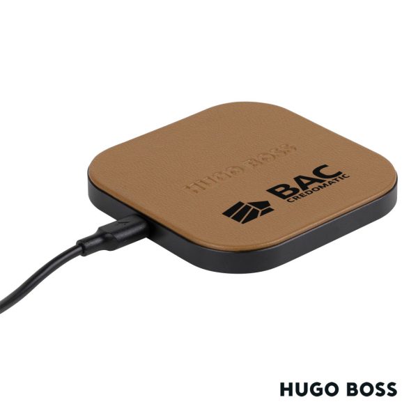 Hugo Boss® Iconic Wireless Charger - Camel - Image 3