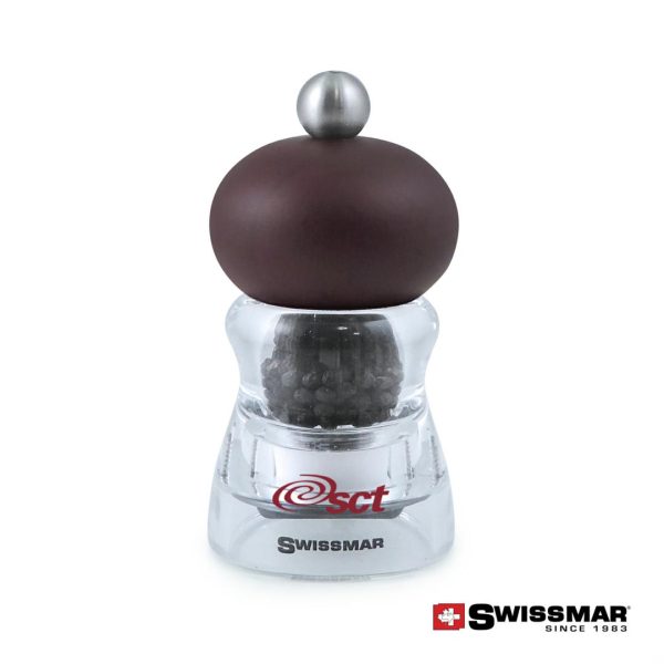 WGG! Swissmar® Andrea Pepper Mill - 4" Acrylic/Wood