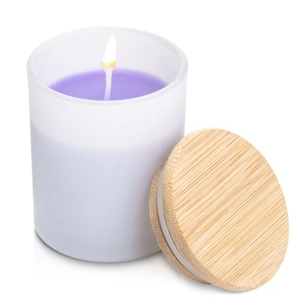 Bruges Glass Candle - White - Image 2