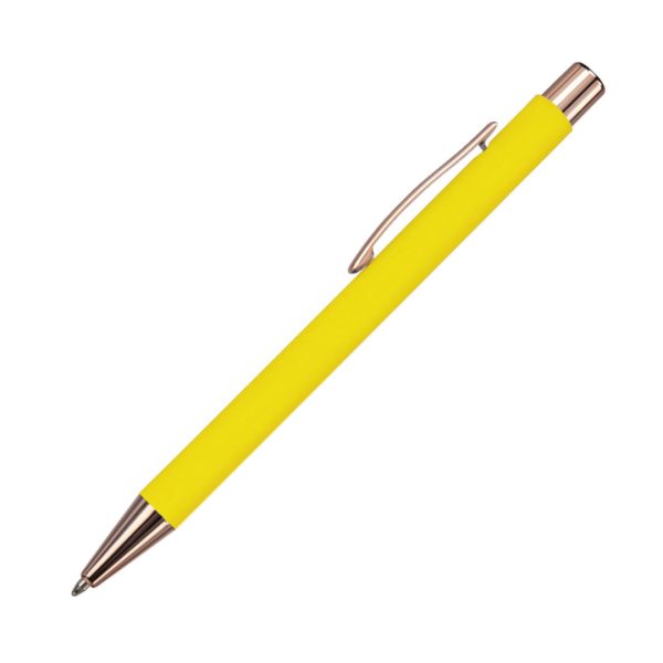 Lisse Metal Pen - Matte Yellow/Rose Gold - Image 3