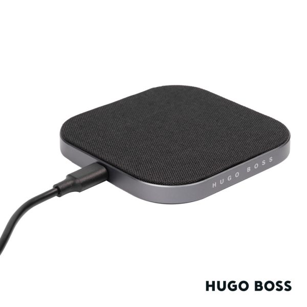 Hugo Boss® Illusion Wireless Charger - Dark Chrome - Image 2