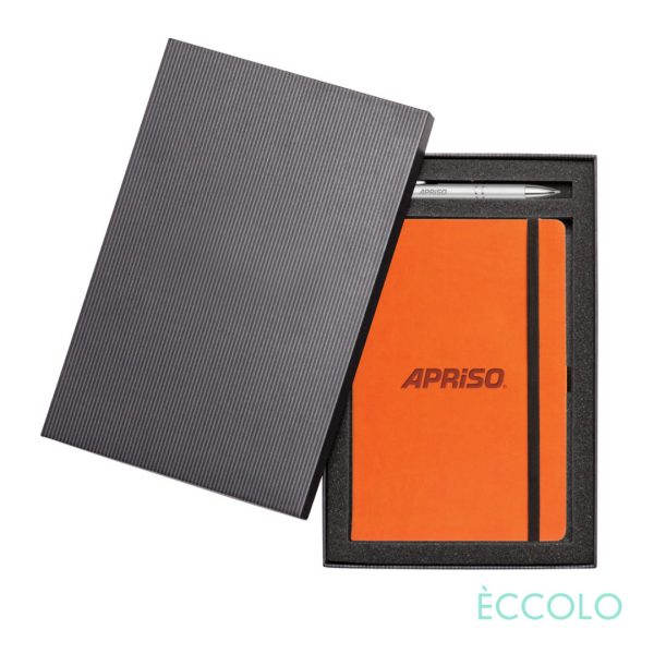 WGG! Eccolo® Calypso Journal/Clicker Pen Gift Set - (M) Orange