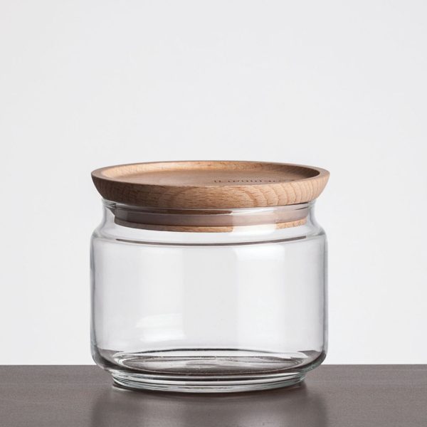 Finch Jar with Wooden Lid - 16oz Small - Image 3