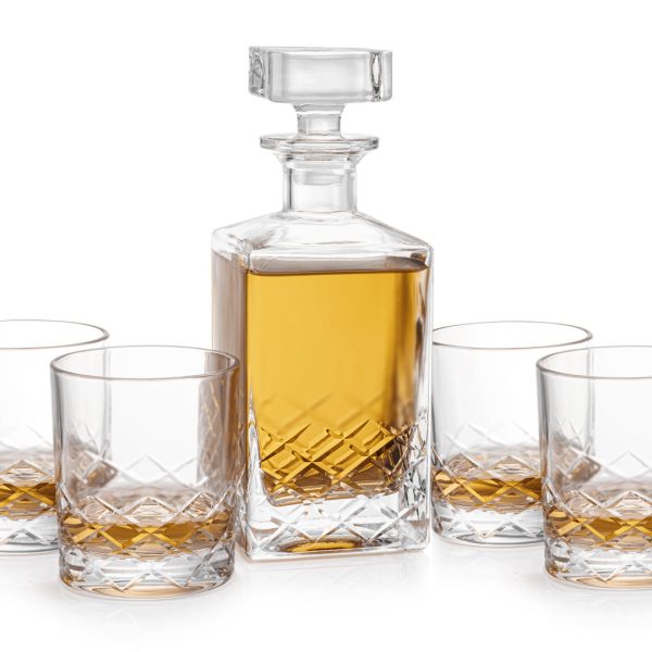 Brentwood Decanter & 4 On-the-Rocks - Image 2