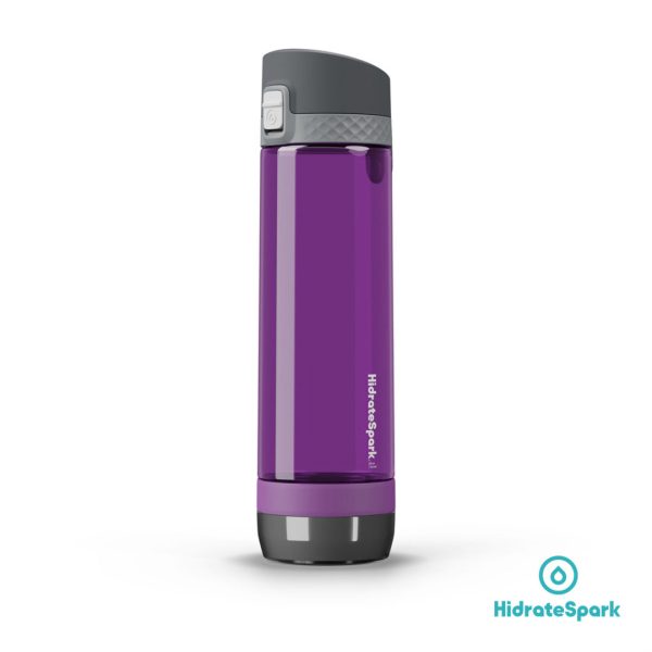 HidrateSpark® Pro Chug Tritan Water Bottle - 24oz Purple - Image 2