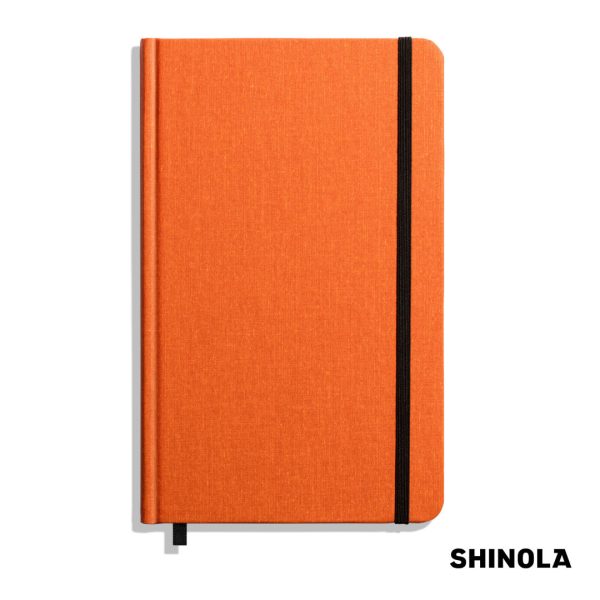 Shinola® HardCover Journal - (M) 5¼"x8¼" Orange - Image 2