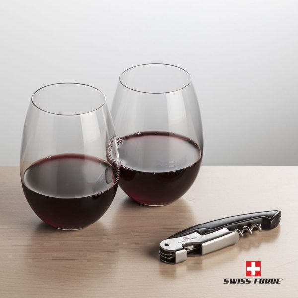 Swiss Force® Opener & 2 Carlita Wine - Black - Image 2