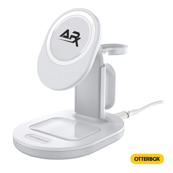 Otter Box® 3 in 1 Wireless Charging Station for MagSafe - White