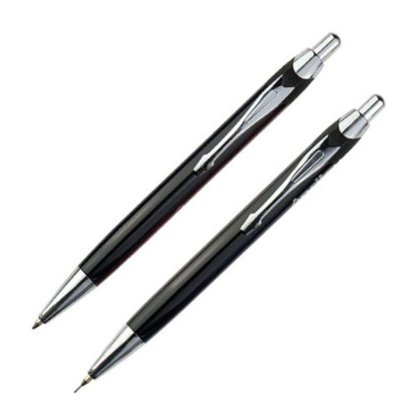 City Ballpoint & Pencil Set - Black - Image 2