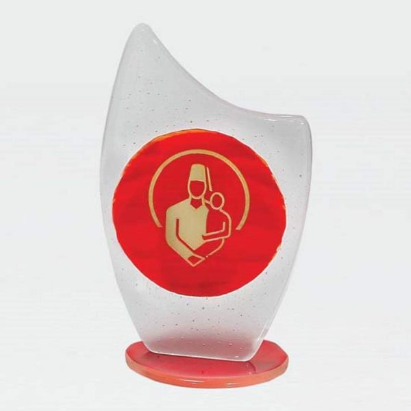 Fusion Frost Award - Red 7"