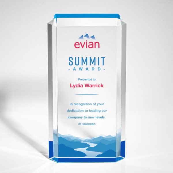 VividPrint™ Award - Paragon Acrylic/Blue 9½"