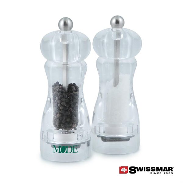 WGG! Swissmar® Alice Salt & Pepper Set - 6" Acrylic Clear