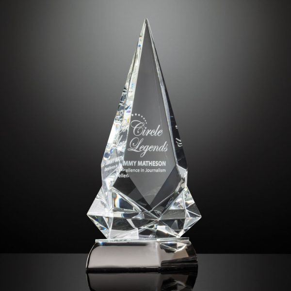 Exalt Award - Optical/Silver 11"