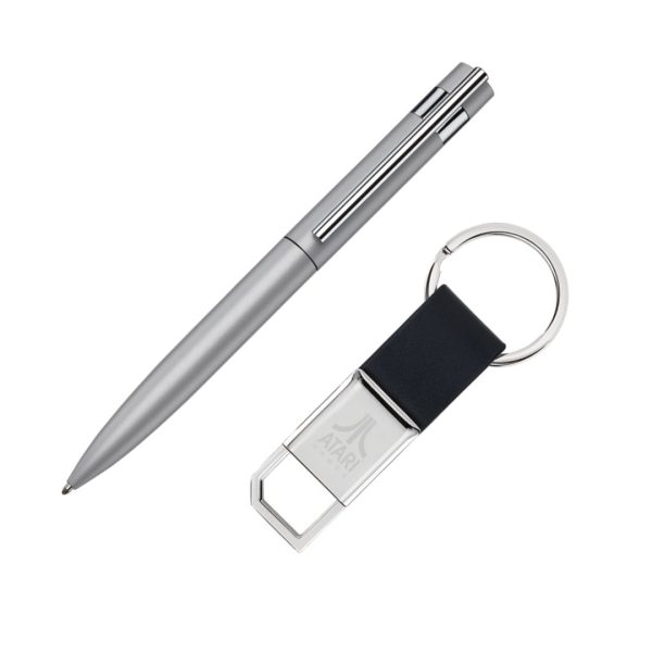 Venitzia Pen/Keyring Gift Set - Silver - Image 2