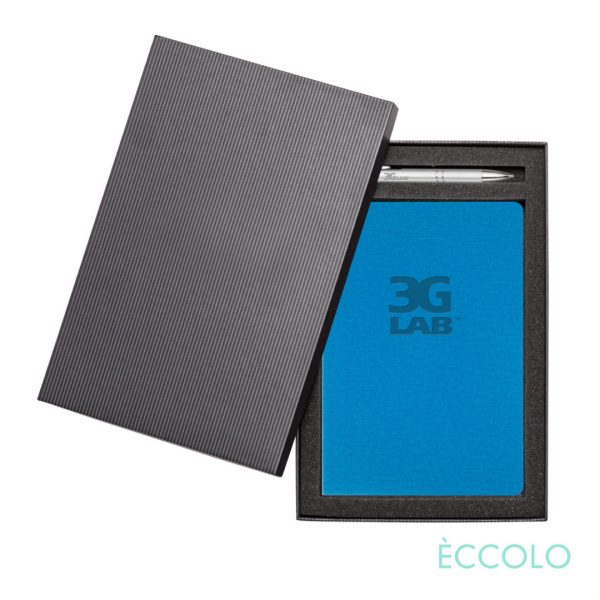 WGG! Eccolo® Solo Journal/Clicker Pen Gift Set - (M) Turquoise