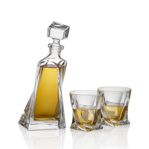 Bonham Decanter & 2 On-the-Rocks - Image 2