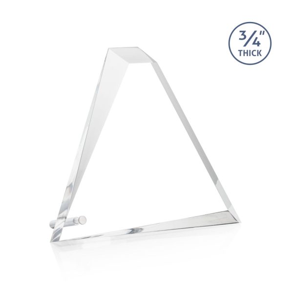 VividPrint™ Award - Mosaic Triangle/Silver 7" Wide - Image 2