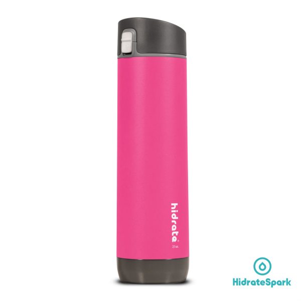 HidrateSpark® STEEL Smart Water Bottle - 21oz Fruit Punch - Image 2