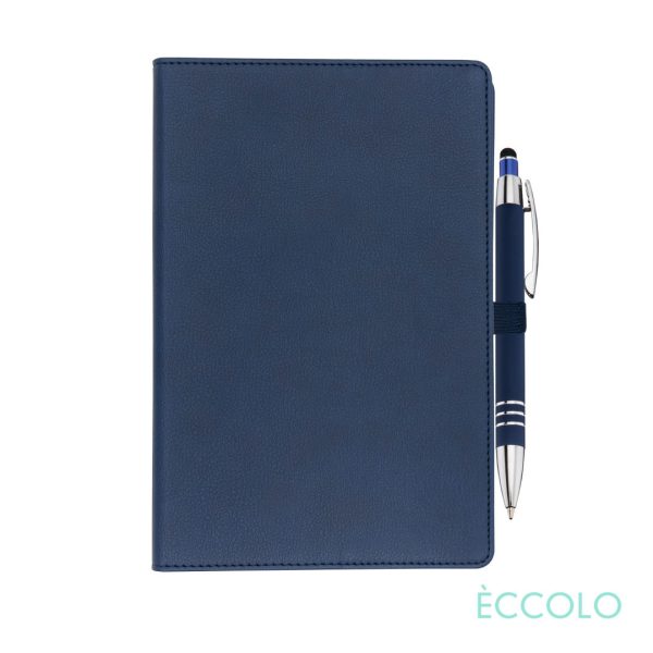 Eccolo® Two Step Journal/Venino Pen - (M) Navy - Image 2