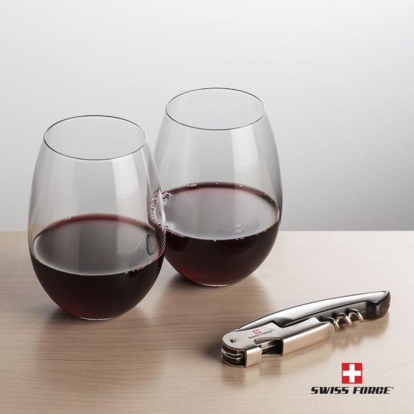 Swiss Force® Opener & 2 Carlita Wine - Silver - Image 2