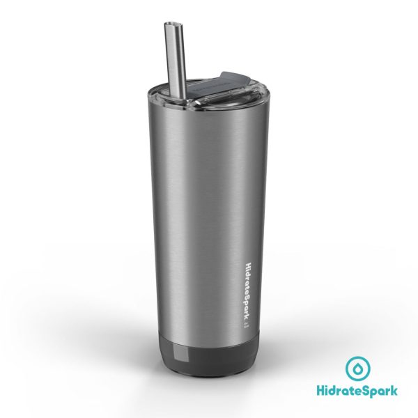 Hidrate Spark® Pro Steel Tumbler - 20oz Brushed Stainless Steel - Image 2