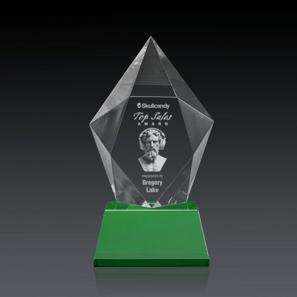 Devron Award on Base (3D) - Optical/Green 7¾"