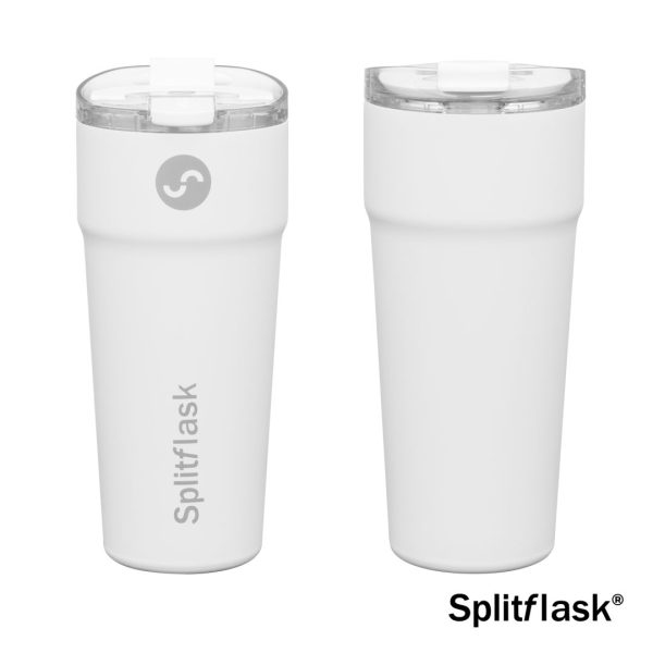 Splitflask® Two-Sided Tumbler - 30oz Harper White - Image 2