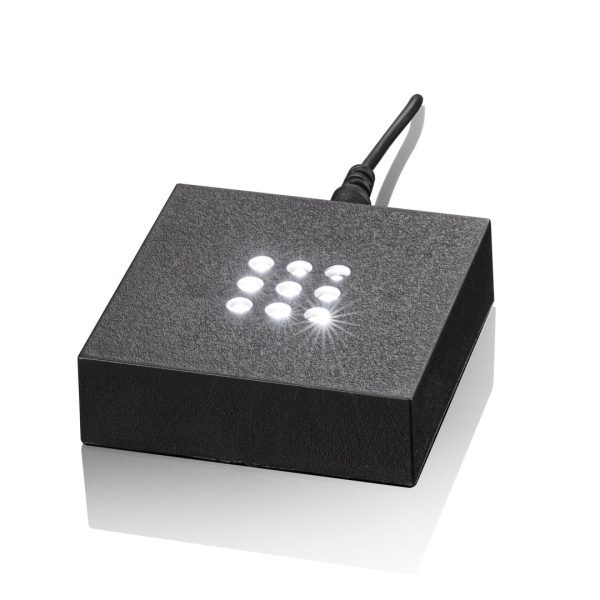 LED Base - Black 2¾"x2¾"