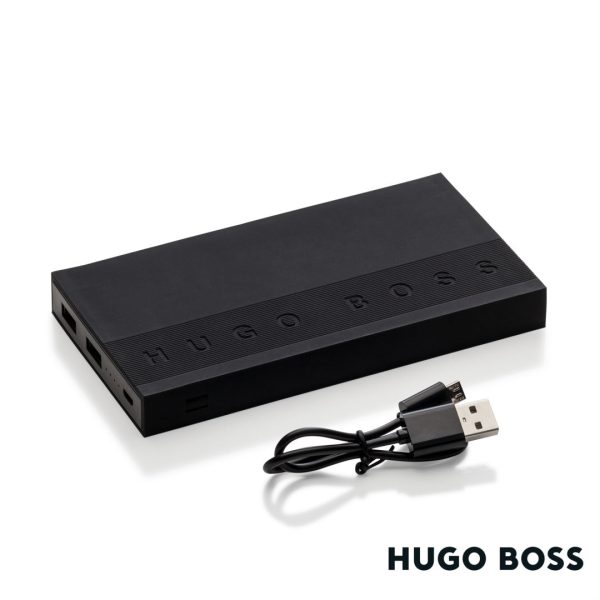 WGG! Hugo Boss® Edge Portable Battery - 10000 mAH Black - Image 2