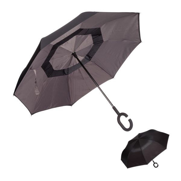 The Panache Smart Umbrella - Grey - Image 2