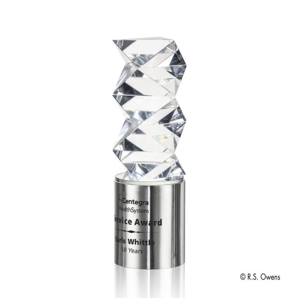 Fractal Award - Optical /Silver 9"