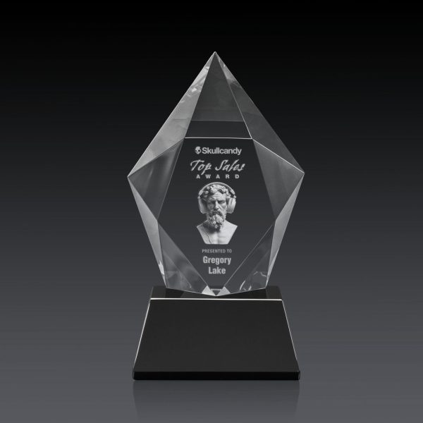 Devron Award on Base (3D) - Optical/Black 7¾"